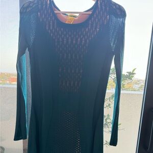 Never worn! Blue/green Catherine Malandrino medium midi dress